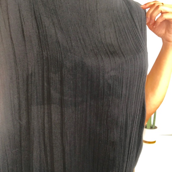 H&M Sleeveless SHEER Black 1/2 turtle neck - Picture 5 of 8